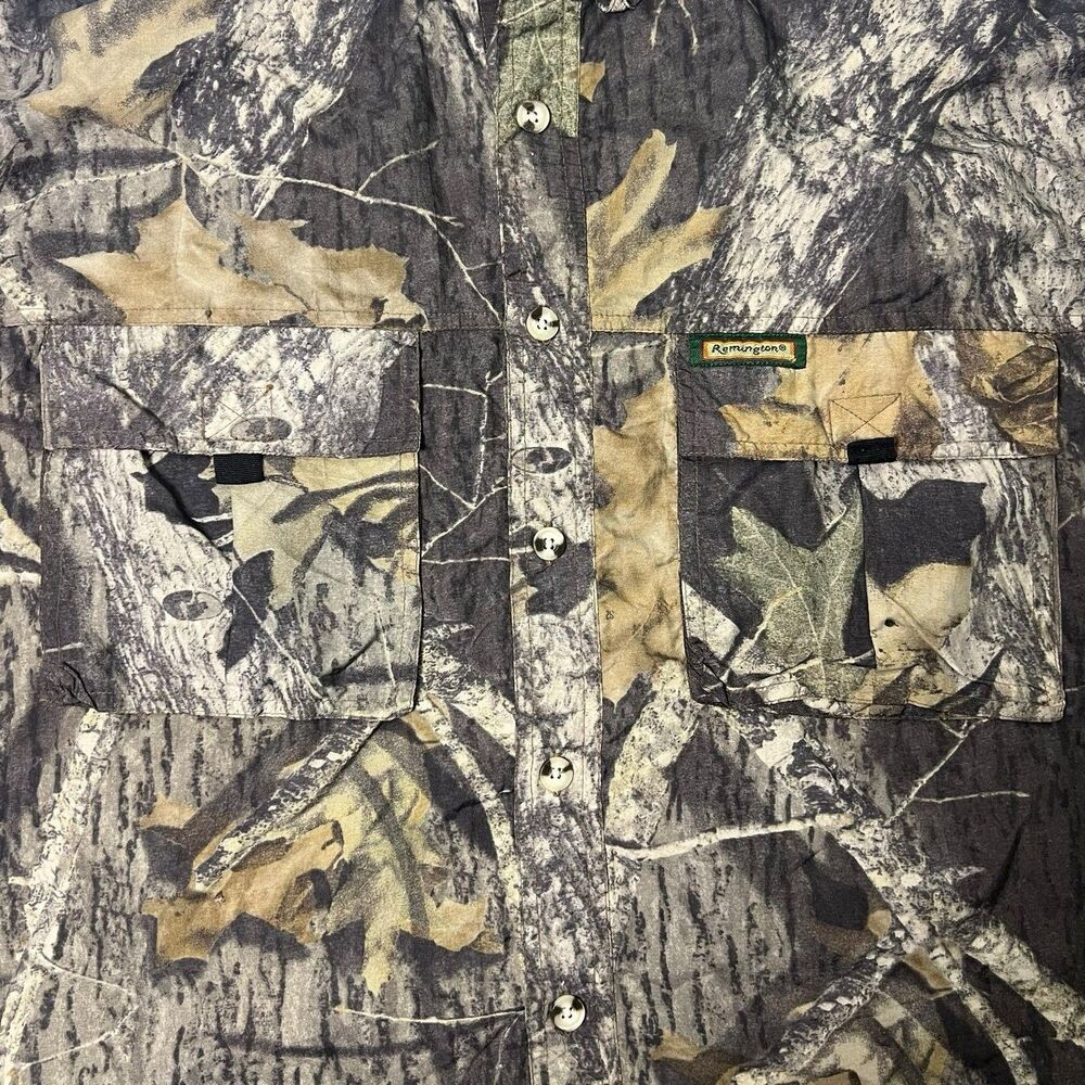 REMINGTON Shirt Mens XL Mossy Oak Long Sleeve - Picture 4 of 8